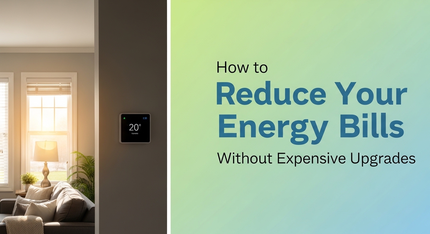 How to Reduce Your Energy Bills Without Expensive Upgrades